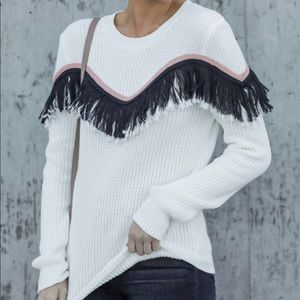 New Fringe Sweater by English Factory